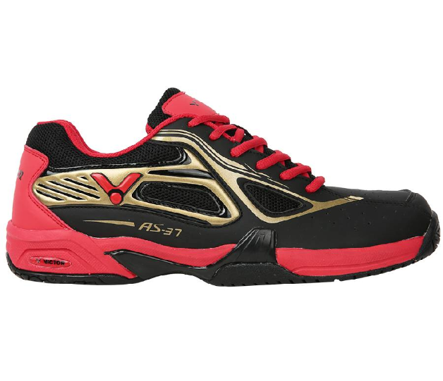 Victor AS-37-CD Badminton Shoes Black/Red